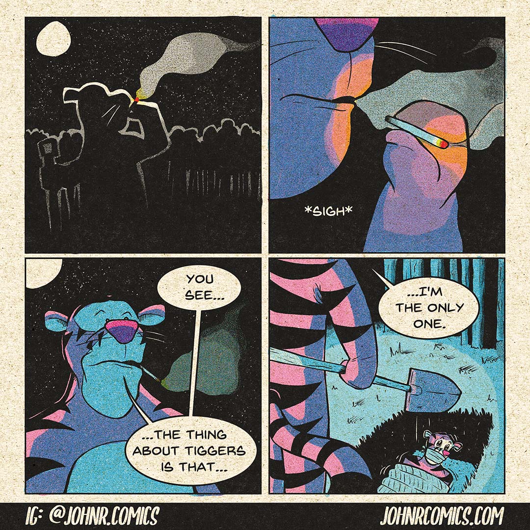 The horrible secret of the 100 acre woods.